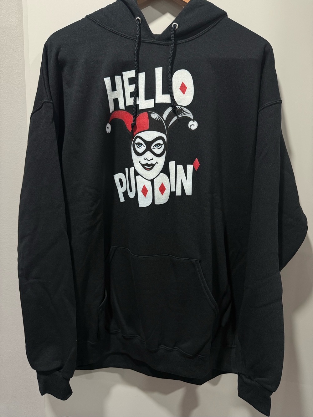 DC Comics Harley Quinn Hoodie Sweatshirt Women's Size XL New.